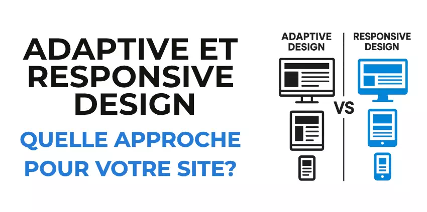 Adaptive design vs responsive design : quelle approche choisir pour votre site web ?