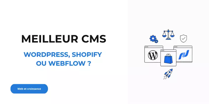 Quel CMS choisir en 2026 : WordPress, Shopify ou Webflow ?