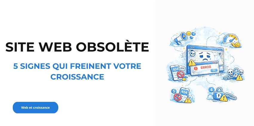 Site web obsolète : quand votre vitrine digitale dessert votre entreprise